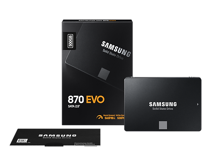 SAMSUNG 870 EVO 2,5 PO SATA III 2 To SSD INTERNE