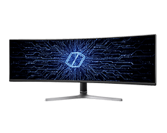 CRG9 Charcoal Black 32:9 5120x1440(suw Dual QHD) 49in QLED Super Ultra-Wide Dual