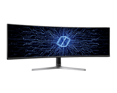 CRG9 Charcoal Black 32:9 5120x1440(suw Dual QHD) 49in QLED Super Ultra-Wide Dual