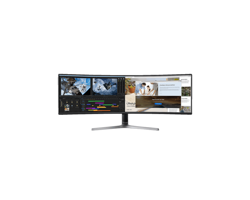 CRG9 Charcoal Black 32:9 5120x1440(suw Dual QHD) 49in QLED Super Ultra-Wide Dual