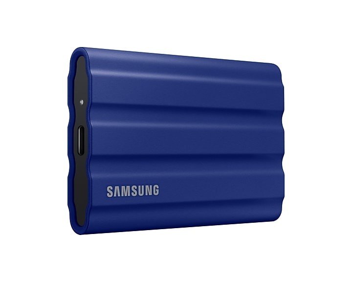 SAMSUNG USB 3.2 GÉN. 2 SSD PORTABLE T7 SHIELD 2 To - BLEU