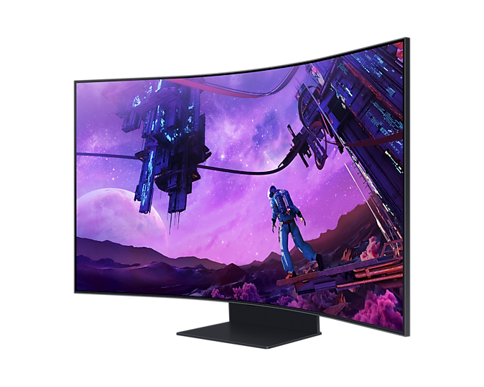 S55BG970NN 55 PO ODYSSEY ARK 4K UHD 165HZ 1MS QUANTUM MINI-LED ÉCRAN DE JEU INCURVÉ 