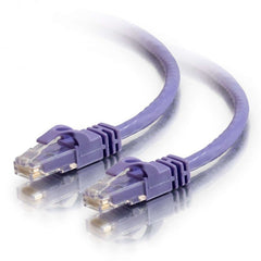 Axiom 25FT CAT6 UTP 550 MHz Câble de brassage sans accroc Botte moulée (Violet)