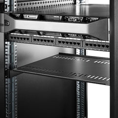 StarTech.com 1U Vented Server Rack Cabinet Shelf - Fixed 16