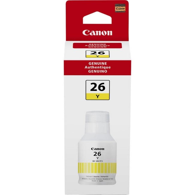 Canon GI-26 Pigment Yellow Ink Bottle