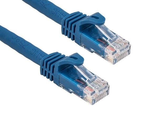 Axiom 25FT CAT6A 650 MHz S/FTP Câble de raccordement blindé avec démarrage moulé (Bleu)