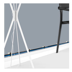 Mounts cable ties to wall/ceiling - Works with 0.13in wide ties - Adhesive tape/