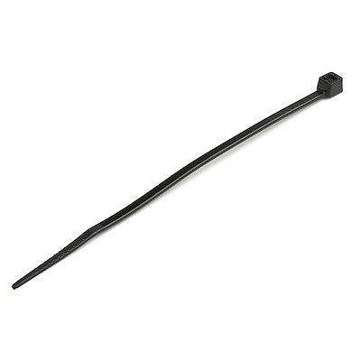 StarTech.com 4"(10cm) Cable Ties, 7/8"(22mm) Dia, 18lb(8kg) Tensile Strength, Nylon Self Locking Zip Ties, UL Listed, 100 Pack, Black