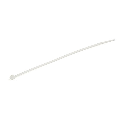 StarTech.com Attaches de câble de 6" (15 cm), 1-3/8" (39 mm) de diamètre, résistance à la traction de 40 lb (18 kg), attaches zippées autobloquantes en nylon, homologué UL, paquet de 100, blanc