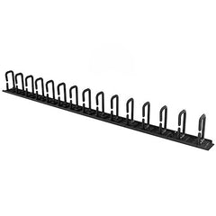 StarTech.com Vertical Cable Organizer with D-Ring Hooks - Vertical Cable Management Panel - 20U - 2.8ft.