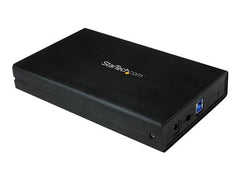 StarTech.com Boîtier de disque dur externe SATA III USB 3.0 noir 3,5 pouces avec UASP - Disque dur externe portable