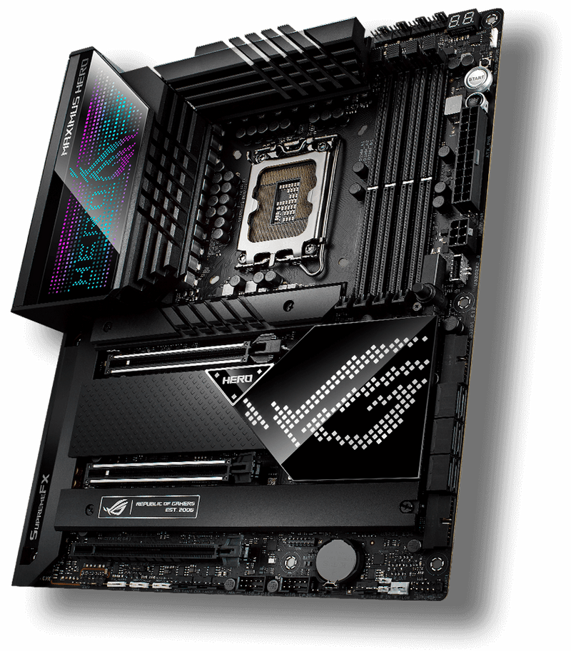 Carte mère de bureau Asus ROG Maximus Z690 Hero - Chipset Intel Z690 - Socket LGA-1700 - Mémoire Intel Optane Ready - ATX 