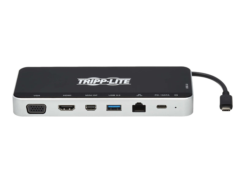 Station d'accueil USB C Hub triple affichage 4K HDMI VGA USB A/C Gbe