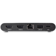 Station d'accueil mini USB C - Adaptateur multiport avec disque vidéo HDMI 4K double moniteur 