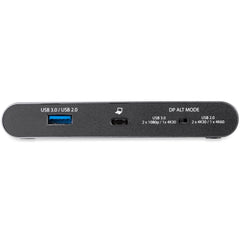 Station d'accueil mini USB C - Adaptateur multiport avec disque vidéo HDMI 4K double moniteur 