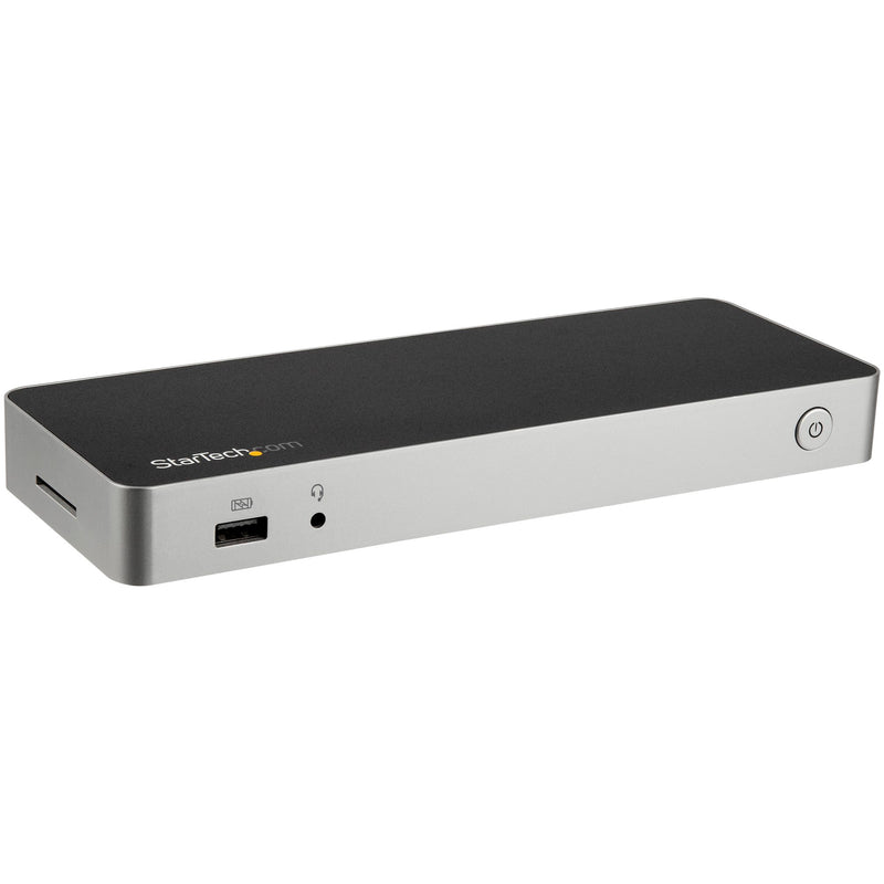 USB-C docking station w/ dual monitor 4K 30Hz HDMI + DisplayPort/4x USB-A/GbE/Au