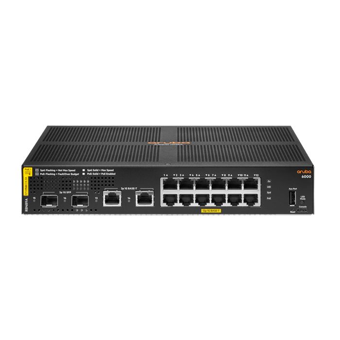 Aruba 6000 48G Class4 PoE 4SFP 370W Switch