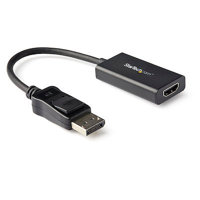 StarTech.com DisplayPort to HDMI Adapter, 4K 60Hz HDR10 Active DisplayPort 1.4 to HDMI 2.0b Converter, Latching DP Connector, DP to HDMI