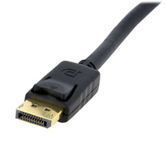 StarTech.com Câble DisplayPort à montage sur panneau de 1 m, vidéo 4K x 2K, câble d'extension DisplayPort 1.2 mâle vers femelle, cordon d'extension DP