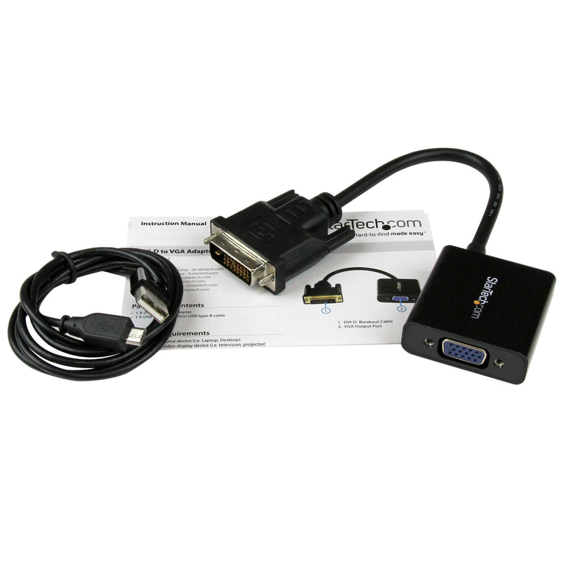 Connectez un ordinateur portable ou de bureau équipé DVI-D à votre écran VGA ou Proj