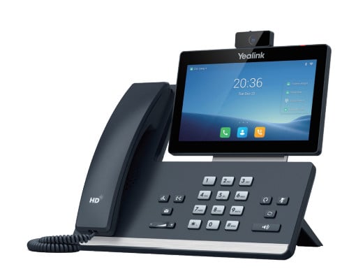 Téléphone IP Yealink T58W - Avec fil/sans fil - Avec fil/sans fil - Bluetooth, Wi-Fi - Montage mural, bureau - Gris classique