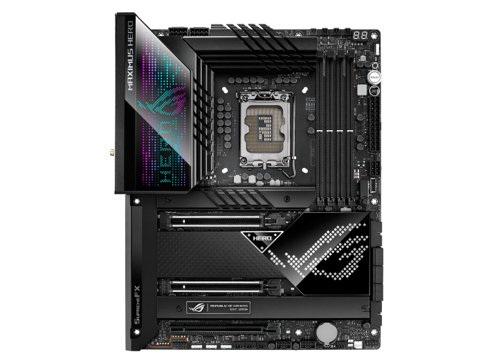 Asus ROG Maximus Z690 Hero Desktop Motherboard - Intel Z690 Chipset - Socket LGA-1700 - Intel Optane Memory Ready - ATX