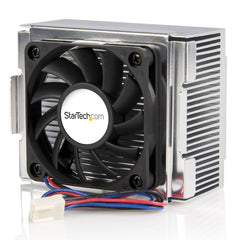 StarTech.com 85x70x50mm Socket 478 CPU Cooler Fan with Heatsink & TX3 Connector - 478 P4 Ball Bearing CPU Cooler Fan with Heatsink - Processor cooler - ( Socket 423, Socket 478 ) - aluminum