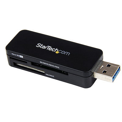 StarTech.com Lecteur de carte mémoire flash externe multimédia USB 3.0 - SDHC MicroSD