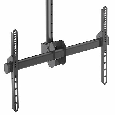 Support TV  - Poteau court de 1,8' à 3' - Téléviseurs de 32 à 75" avec une capacité de poids allant jusqu'à 110 lb (50 kg) -  22" à 33,5" (560 à 910 mm ) - Le support de plafond pivote de +60 / -60 degrés pour s'adapter à votre plafond - Pivotant