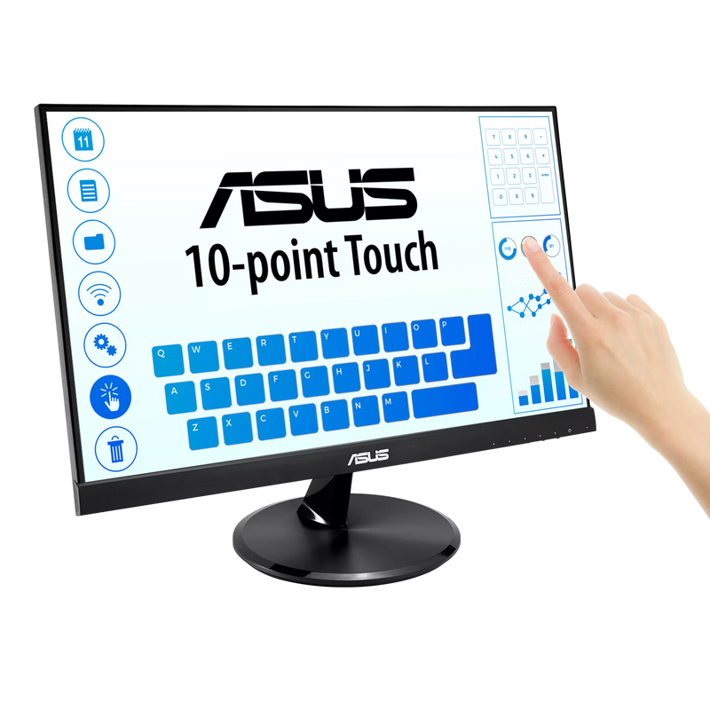 VT229H, 21.5in Full HD(1920x1080) IPS Eye Care 10-point Touch Monitor,0.2482 mm