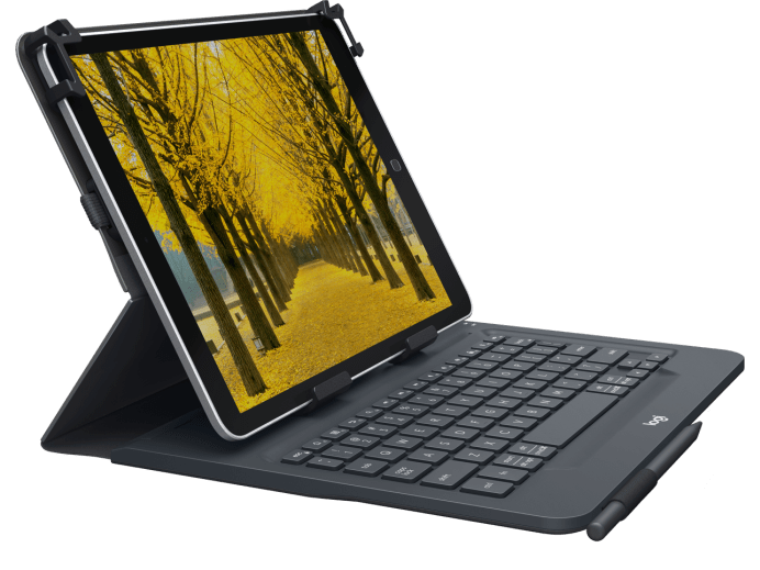 Logitech Universal Keyboard Tablet Folio pour la plupart des tablettes 9-10IN (IOS, Android,