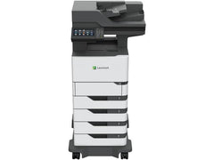 Lexmark MX720 MX721adhe- multifonction laser monochrome-Copieur/Fax/Scan-Impression 65 ppm - Résolution 1200x1200-Recto verso auto-Capacité 300,000 pages/mois-Bac 650 feuilles-Scan couleur 600 ppp- Télécopieur mono-Gigabit Ethernet.