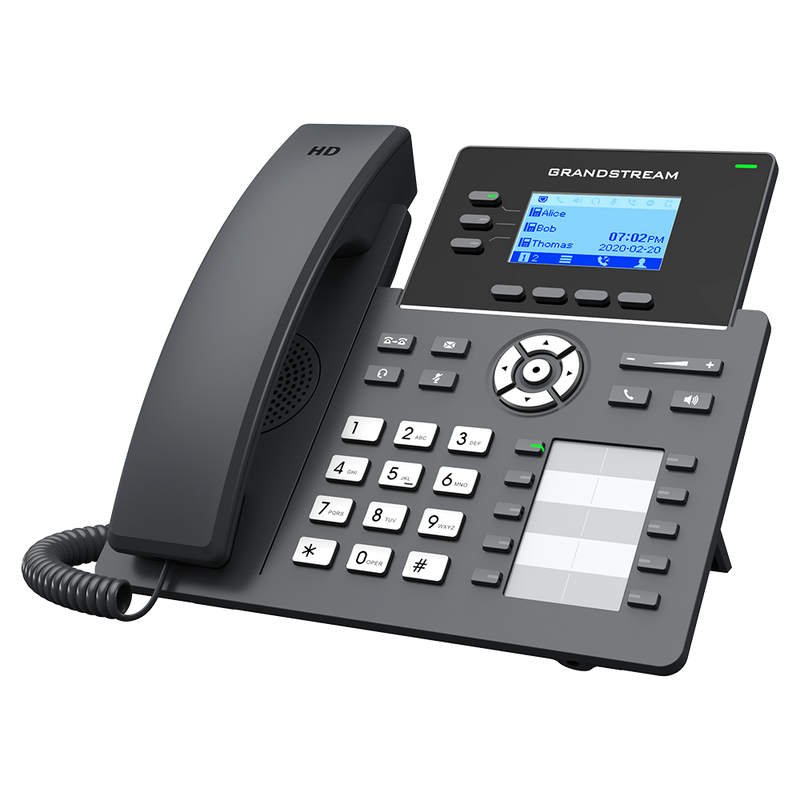 Grandstream GRP2604P IP Phone - Corded - Corded - Wall Mountable, Desktop