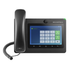 Téléphone IP Grandstream GXV3370 - Avec fil - Avec ou sans fil - Bluetooth, Wi-Fi - Bureau, Montage mural - Noir