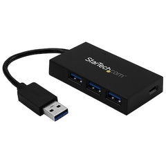 StarTech.com 4 Port USB 3.0 Hub - USB Type-A to 1x USB-C & 3x USB-A SuperSpeed 5Gbps - USB Bus Powered - Portable/Laptop USB 3.2 Gen 1 Hub