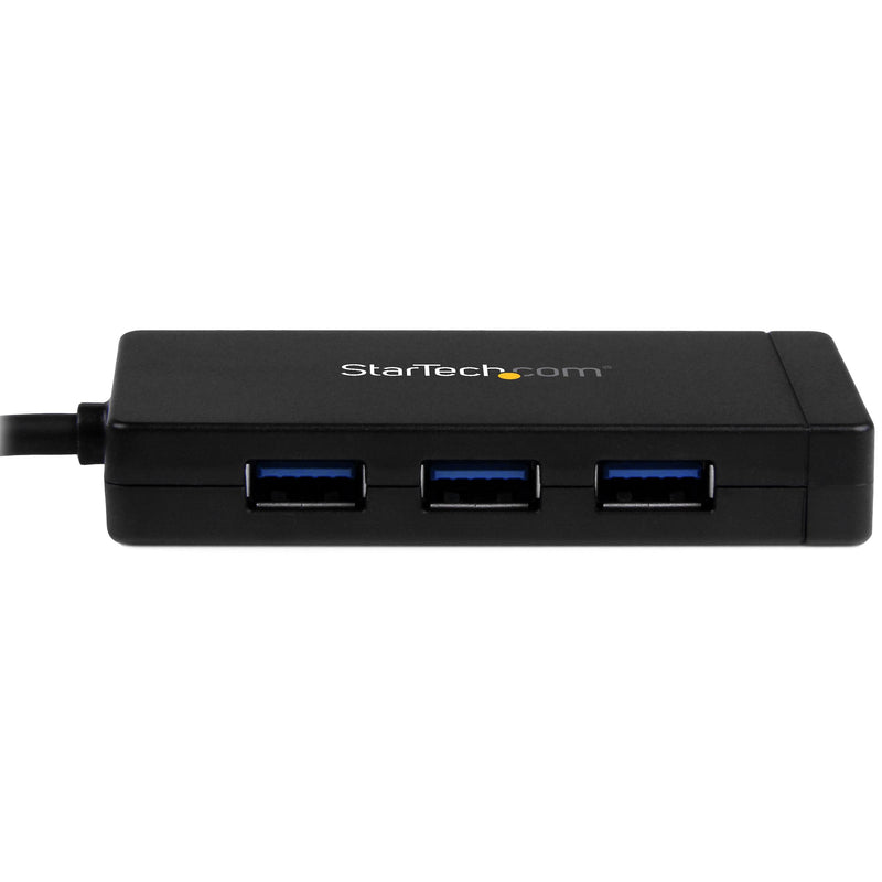 Turn a laptops USB Type-C port into three USB Type-A ports (5Gbps) & one Gigabit