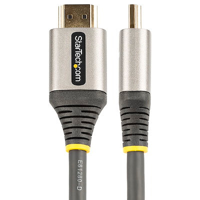 StarTech.com Câble HDMI 2.0 certifié Premium de 2 m, câble HDMI haute vitesse Ultra HD 4K 60 Hz avec Ethernet, HDR10, cordon de moniteur HDMI UHD