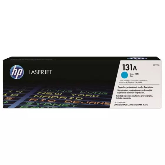 Cartouche de toner laser d'origine HP 131A - Magenta - Lot de 2