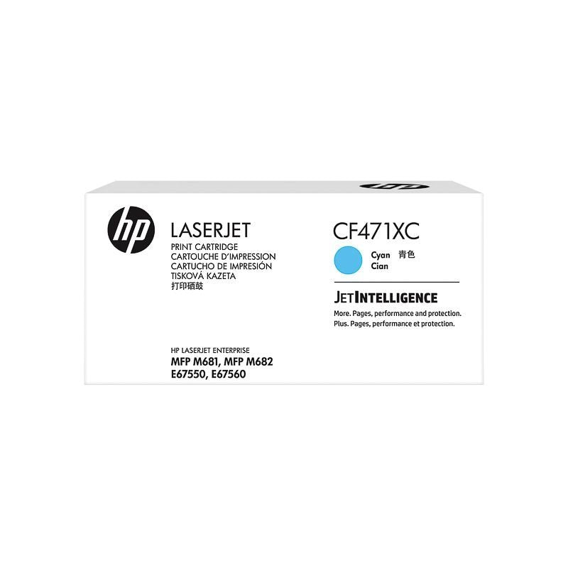 Cartouche de toner laser HP 657X d'origine à haut rendement - Cyan - 1/paquet