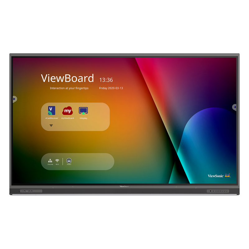 VIEWSONIC 86 VIEWBOARD 4K ULTRA HD ÉCRAN PLAT INTERACTIF MICRO INTÉGRÉ