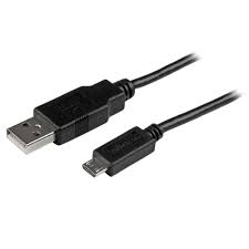 StarTech.com Câble de synchronisation de charge mobile USB vers micro USB fin de 30 cm pour smartphones et tablettes - A vers micro BM/M