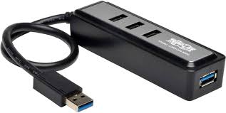 Tripp Lite par Eaton Hub portable USB 3.0 SuperSpeed ​​à 4 ports