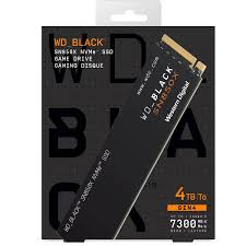 WD Black SN850X WDS400T2X0E-00BCA0 4 TB Solid State Drive - M.2 2280 Internal - PCI Express NVMe (PCI Express NVMe x4)