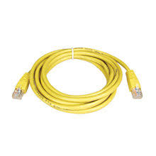 Cat5e 350MHz Molded Patch Cable (RJ45 M/M) - Yellow, 5-ft.