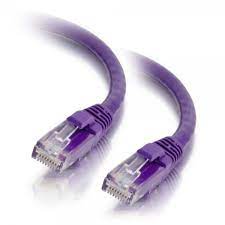 Axiom 6-INCH CAT6 UTP 550mhz Patch Cable Snagless Molded Boot (Purple)