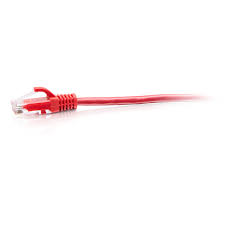 C2G 25FT CAT6A RED SLIM PATCH CABLE