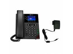 TÉLÉPHONE IP HP POLY VVX 450 12 LIGNES ET COMPATIBLE POE AVEC ALIMENTATION ÉLECTRIQUE-US