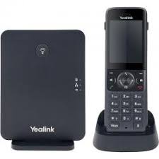 Téléphone IP Yealink W78P - Sans fil - Filaire - DECT - Bureau, Montage mural - Noir, Gris classique