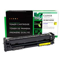 CARTOUCHE DE TONER JAUNE À HAUTE CAPACITÉ RECONDITIONNÉE CLOVER IMAGING POUR HP 206X (W21