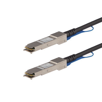 StarTech.com Câble à connexion directe 40G QSFP+ vers QSFP+ de 1 m pour HPE JG326A 40GbE QSFP+ DAC en cuivre 40 Gbit/s Twinax actif faible consommation